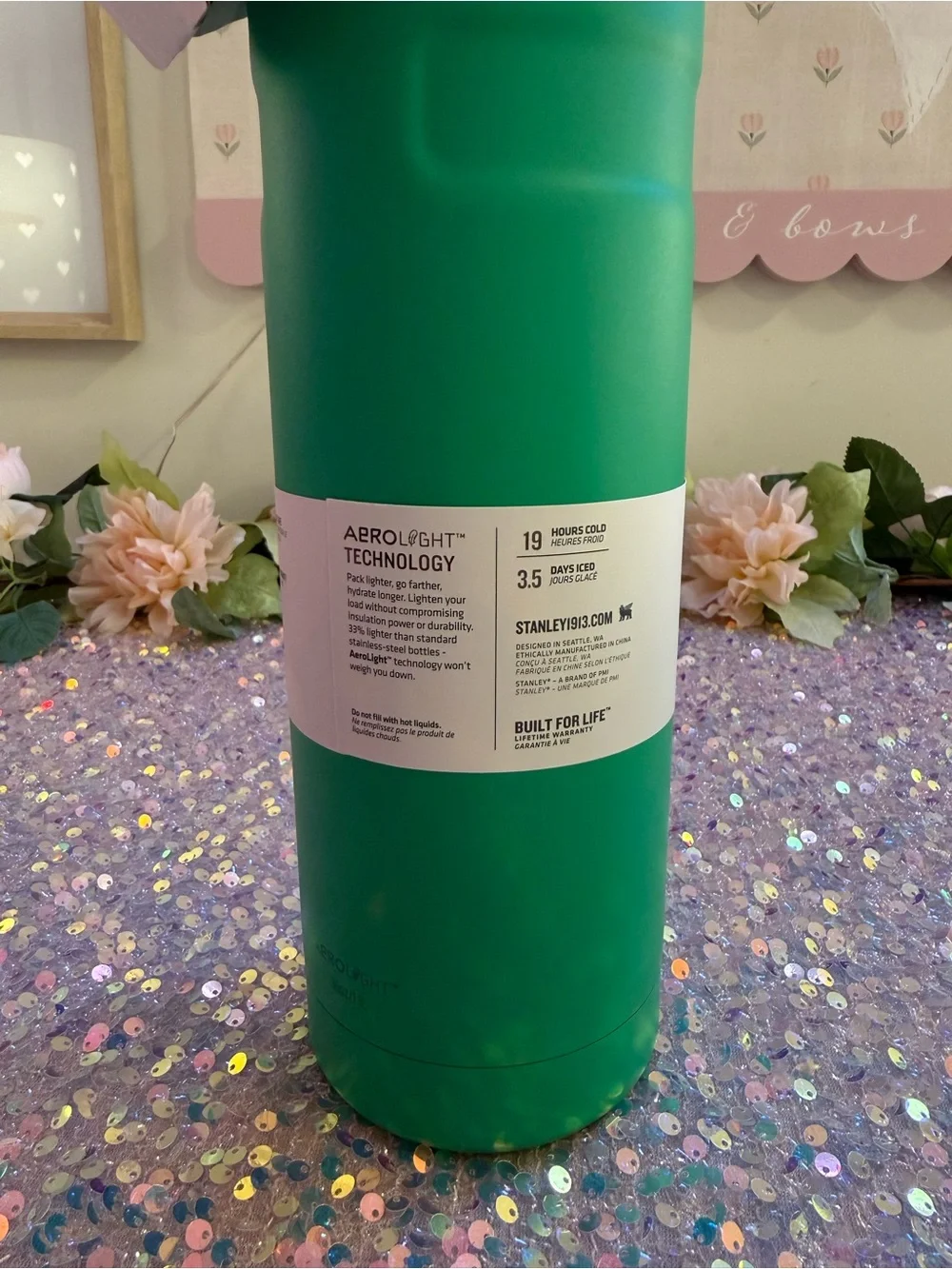 Stanley “The Aerolight” Iceflow Bottle 36 oz in ‘Meadow’ 💚💧 - NWT - Picture 6 of 7